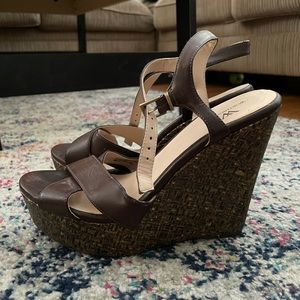 Wedges, NEVER WORN, perfect for summer!